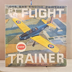Vtg Cox PT-19 Flight Trainer Airplane Gas Engine Powered Plane Tether Model!