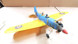 Vtg Cox PT-19 Flight Trainer Airplane Gas Engine Powered Plane Tether Model!
