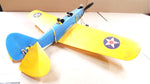 Vtg Cox PT-19 Flight Trainer Airplane Gas Engine Powered Plane Tether Model!