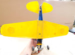 Vtg Cox PT-19 Flight Trainer Airplane Gas Engine Powered Plane Tether Model!
