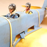 Vtg Cox PT-19 Flight Trainer Airplane Gas Engine Powered Plane Tether Model!