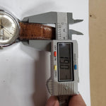 Vtg 1979 Timex Automatic Day/Date Mechanical Wrist Watch Leather Strap Working!