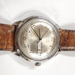Vtg 1979 Timex Automatic Day/Date Mechanical Wrist Watch Leather Strap Working!
