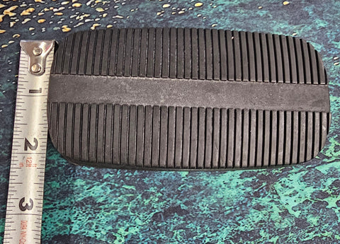 OEM Harley Davidson Black Brake Pedal Pad NOS Sidecar Step Duo Glide 36964-67