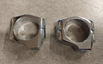 Chrome Pair Turn Signal Mounts 41mm Fork Tube Indian Gilroy Harley Chopper