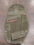 VTG US M1956 Canvas Leather Entrenching Tool Cover Shovel Carrier Military Army