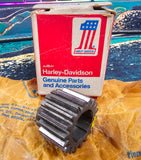 OEM Harley Davidson Yellow Flywheel Shaft Pinion Gear NOS Sportster XLH 24060-74