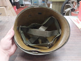 Vtg Us Navy Liner Helmet Ground Troops