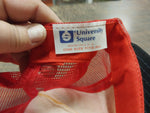 Vtg Clothing Big Nick Knickerboxer Russel CO Red Black & White Mesh Snapback Hat