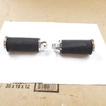 Chrome Foam Footpegs Harley Sportster dyna Softail Large Highway chopper Custom
