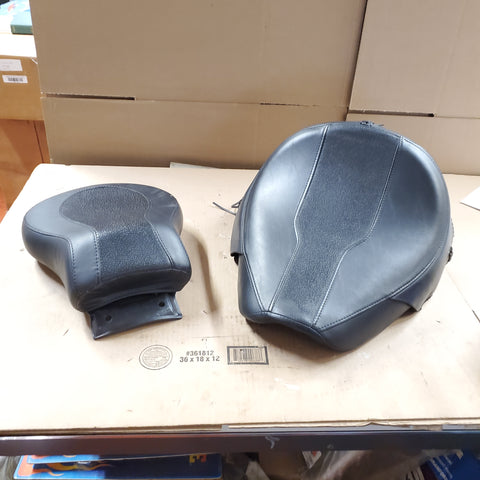 Factory Harley Fatboy Softail Seat 1990-99 OEM FLSTF Orig Solo P Pad Grey Ghost!