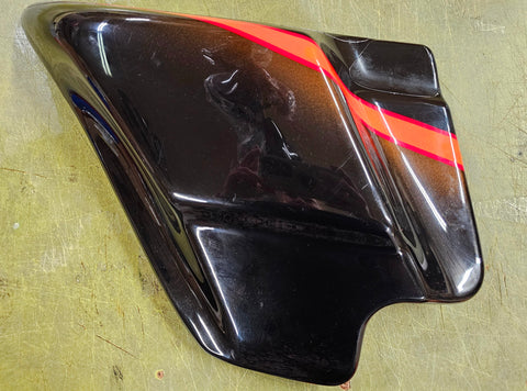 2007 Harley Flhtcuse2 Screamin Eagle Ultra CVO Electric orange Left Side Cover