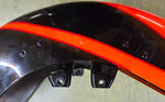 2007 Harley Flhtcuse2 Screamin Eagle Ultra Classic CVO Front Fender Elect orange