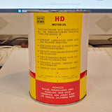 VTG Penn Drake Oil Can Steel 1960s Qt Full Collect Petroliana Grafix Gas Tin Can