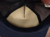 Vtg Industrial Warehouse Cap Hat 681-7770 Dark Blue Nissin OS Snapback