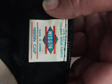 Vtg Black Gold Industrial Warehouse 681-7770 Nissin OS Snapback Hat Cap
