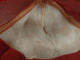 Vtg Knicker Bocker "Big Nick" Russell Company Mesh Trucker Hat White Red Cap