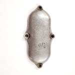 BSA Vtg Original OEM A7 A10 Polished Aluminum Rocker Box Inspection Cover 67-263
