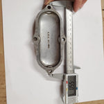 BSA Vtg Original OEM A7 A10 Polished Aluminum Rocker Box Inspection Cover 67-263