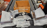 OEM Harley Davidson Chrome ADJ Passenger Footboard Mounts NOS Softail 50769-07