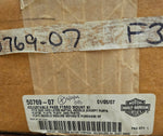 OEM Harley Davidson Chrome ADJ Passenger Footboard Mounts NOS Softail 50769-07