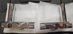 OEM Harley Davidson Chrome ADJ Passenger Footboard Mounts NOS Softail 50769-07