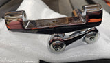 OEM Harley Davidson Chrome ADJ Passenger Footboard Mounts NOS Softail 50769-07