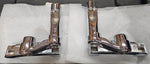 OEM Harley Davidson Chrome ADJ Passenger Footboard Mounts NOS Softail 50769-07