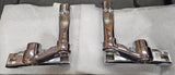OEM Harley Davidson Chrome ADJ Passenger Footboard Mounts NOS Softail 50769-07