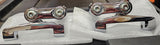 OEM Harley Davidson Chrome ADJ Passenger Footboard Mounts NOS Softail 50769-07