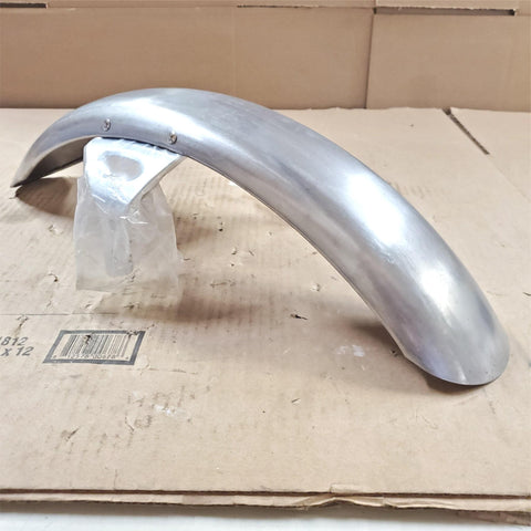 New 4" Wide Front Fender Harley 2006 FXDWG Dyna Wideglide Bare Chrome Bracket