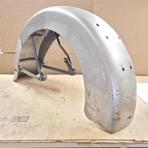 New V-FACTOR OE Rigid REAR FENDER 1949 - 1957 Harley Big Twin brackets Unpainted