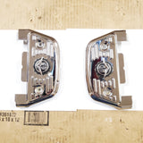 V Wing Passenger Floorboard Chrome Covers Harley Road King Touring Heritage FLHR