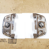 V Wing Passenger Floorboard Chrome Covers Harley Road King Touring Heritage FLHR