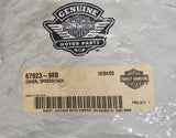 OEM Harley Davidson Speedometer Tachometer Cover NOS CVO Road Glide 67923-98B
