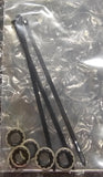 OEM Harley Front SS Braided Steel Dual Disc Brake Line Kit Road King FLHR 00^