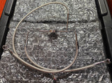 OEM Harley Front SS Braided Steel Dual Disc Brake Line Kit Road King FLHR 00^