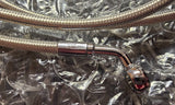 OEM Harley Front SS Braided Steel Dual Disc Brake Line Kit Road King FLHR 00^