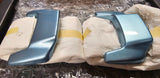 OEM Harley Davidson Suede Blue Pearl Saddlebag Lid Spoiler NOS FLHT 58606-07CGT