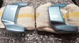 OEM Harley Davidson Suede Blue Pearl Saddlebag Lid Spoiler NOS FLHT 58606-07CGT