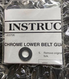 OEM Harley Chrome Lower Belt Guard Debris Deflector NOS CVO FXSTSSE2 60655-07