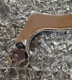 OEM Harley Chrome Lower Belt Guard Debris Deflector NOS CVO FXSTSSE2 60655-07