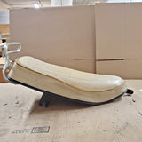VTG Ribbed White OEM Harley Buddy Seat Sportster FLH Sprint Grab rail K Ironhead