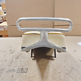 VTG Ribbed White OEM Harley Buddy Seat Sportster FLH Sprint Grab rail K Ironhead