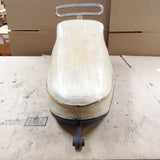 VTG Ribbed White OEM Harley Buddy Seat Sportster FLH Sprint Grab rail K Ironhead