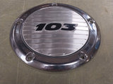 Harley Twin Cam Touring FLH Softail Dyna 103 Derby Clutch Cover Chrome 1998-2016