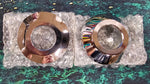 OEM Harley Davidson Chrome Front Wheel Spacers Tapered NOS Sportster XL 41370-08