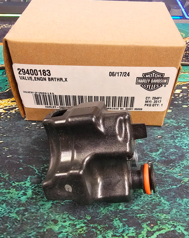 OEM Harley Davidson Rear Breather Assembly Valve NOS Fat Boy Heritage 29400183