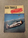 Vtg 1941 Air Trails Toy Airplane Gas Powered History Magazine Literature Pilots