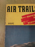 Vtg 1941 Air Trails Toy Airplane Gas Powered History Magazine Literature Pilots